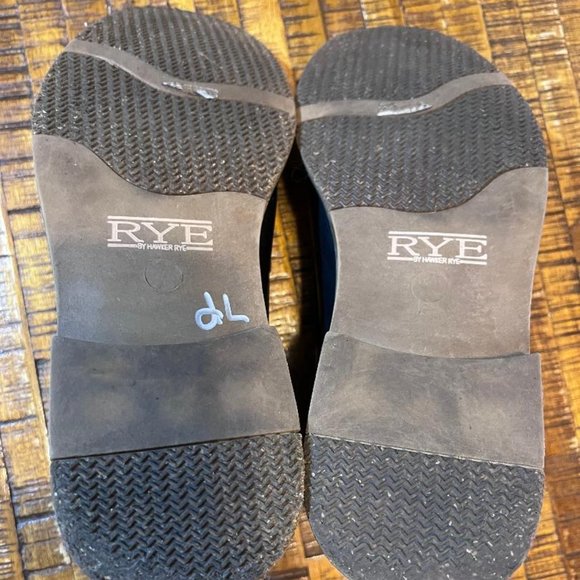 Rye By Hawker Rye Black Leather Chukka Boots - Picture 6 of 7